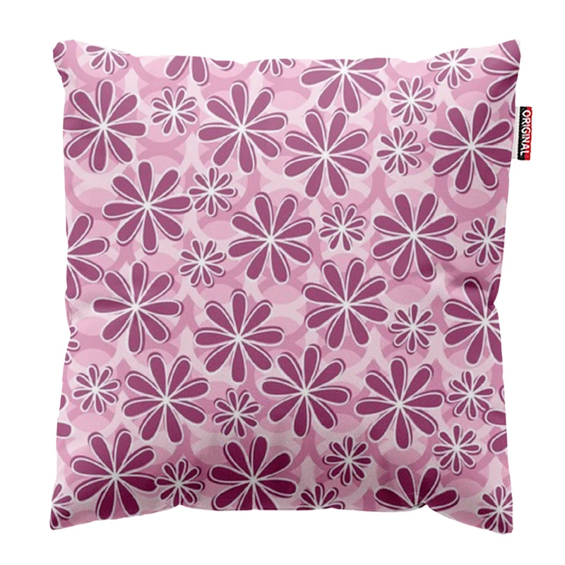  کوسن پاد آفرین طرح گل کد 2271 سایز 30*30 سانتی متر