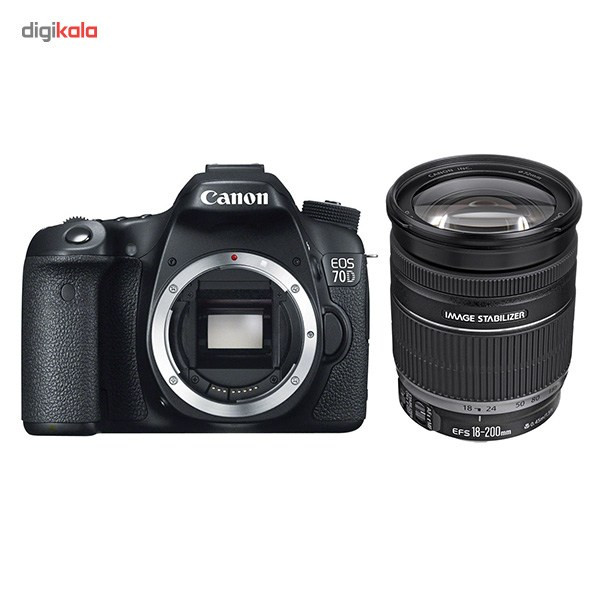 دوربین عکاسی کانن EOS 70D+لنز18-200 میلی متر