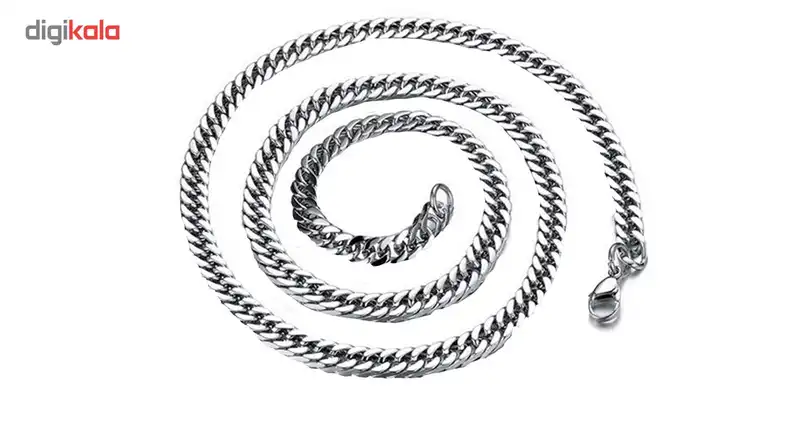 گردنبند مردانه تمام استیل مدل SSN-1701