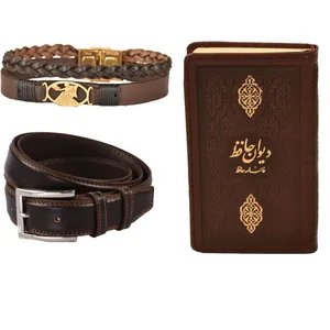 ست هدیه طرح تولد شهریور  کهن چرم مدل m99- 6