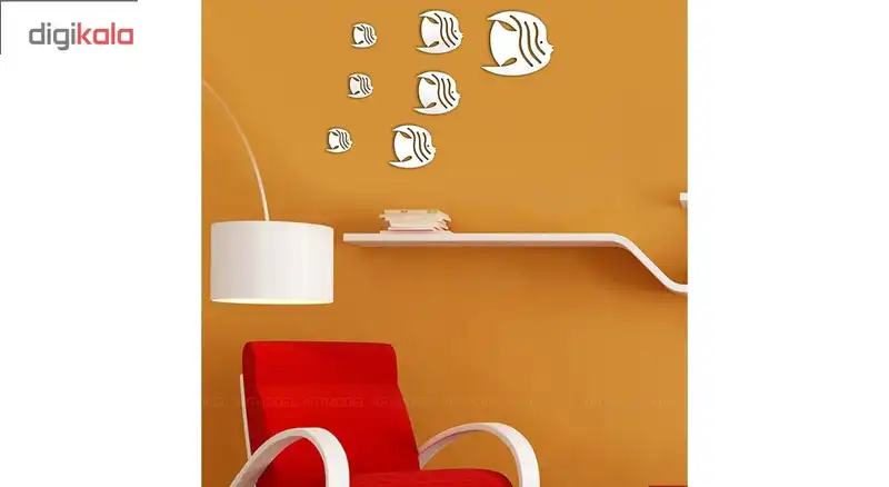 آیینه پلکسی پرشین استیکر طرح ماهی