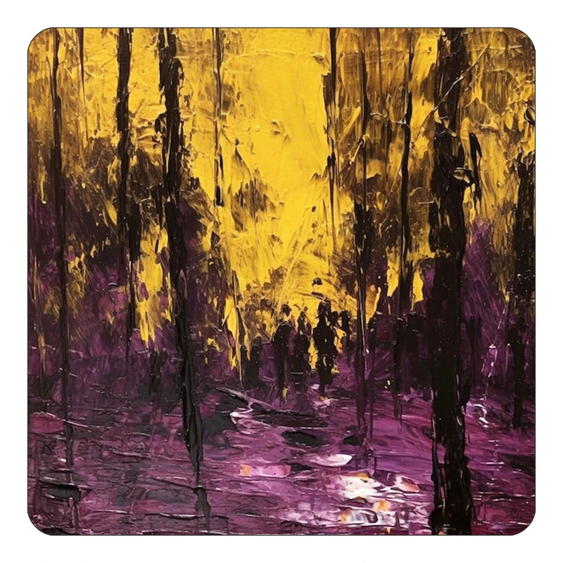 مگنت کاکتی طرح نقاشی رنگ روغن مدل mp71718