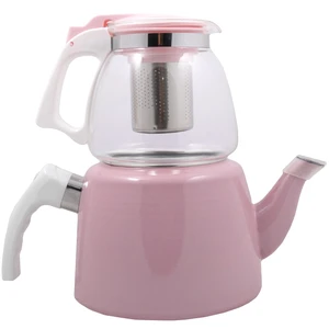 ست کتری قوری سافیلوکس مدل Pink