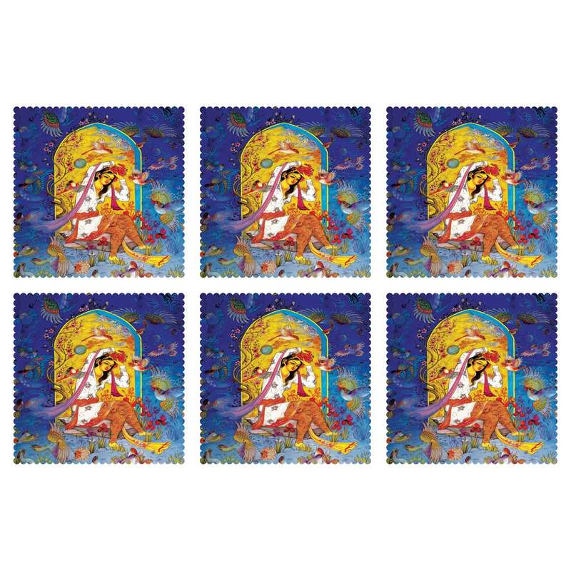 زیر لیوانی کد C1-42015 بسته 6 عددی