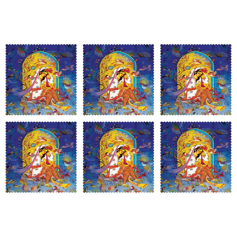 زیر لیوانی کد C1-42015 بسته 6 عددی