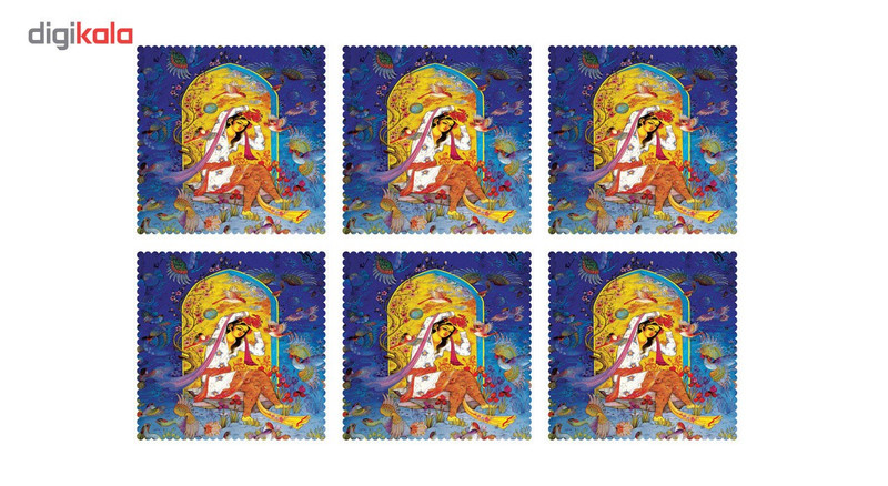 زیر لیوانی کد C1-42015 بسته 6 عددی