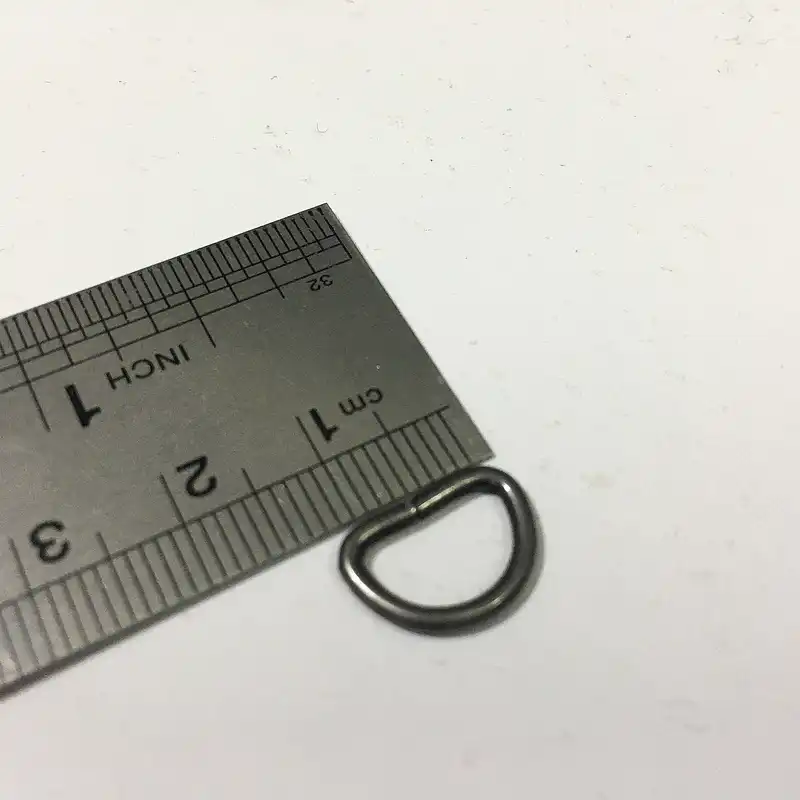 یراق چرم دوزی  مدل 10XR1cm-Black بسته 10 عددی