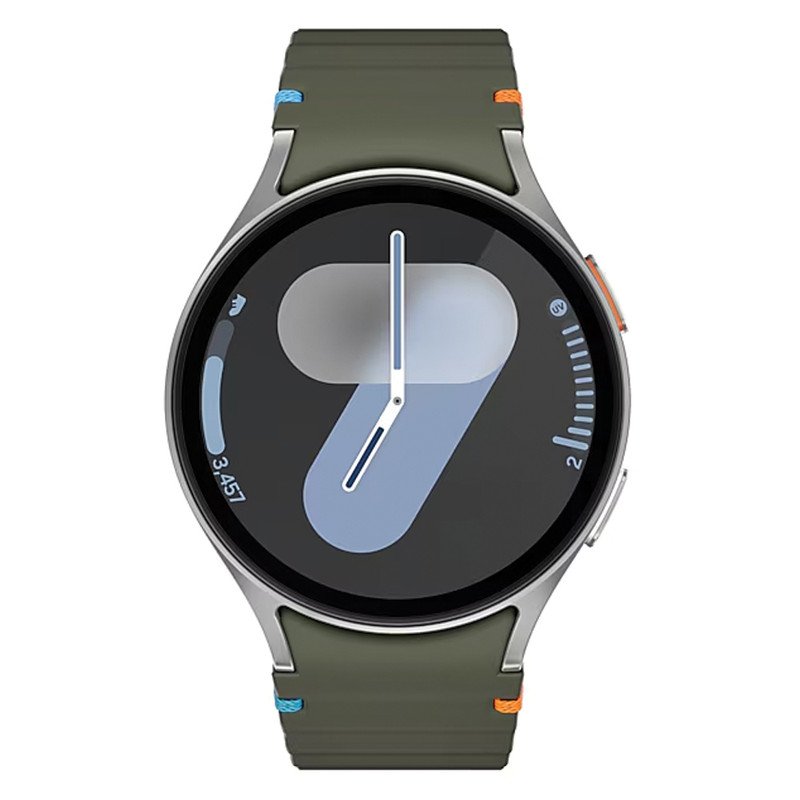 ساعت هوشمند سامسونگ مدل Galaxy Watch 7 44mm دارای قابلیت های کنترل موسیقی (Music Player) بند پلاستیک