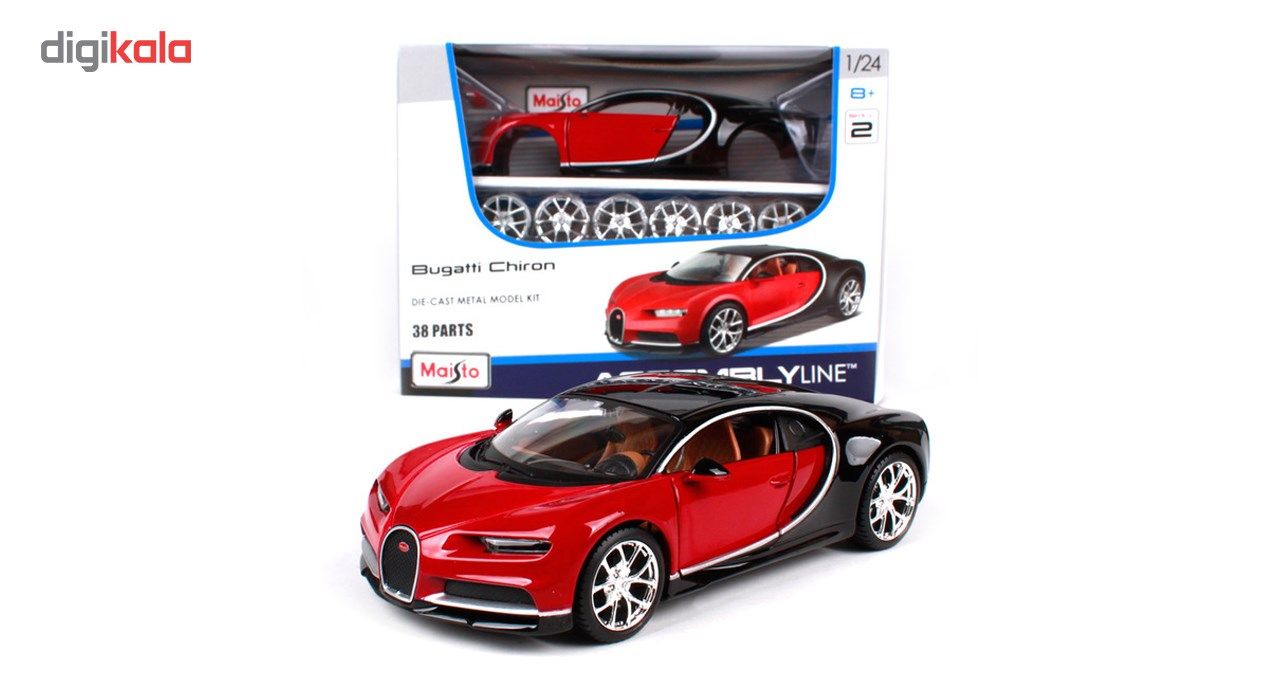 ماشین بازی مایستو مدل Bugati Chiron Model Kit