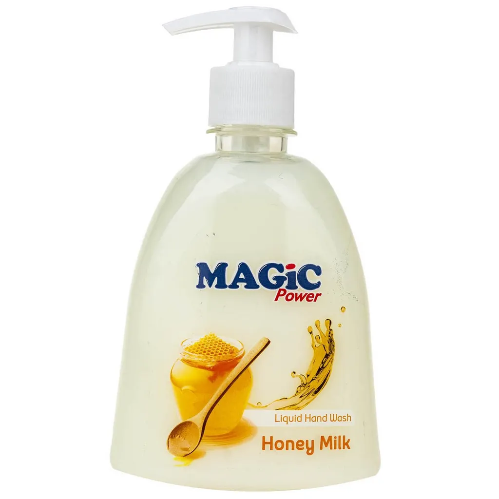 مایع دستشویی مجیک پاور مدل Honey Milk حجم 400 میلی لیتر