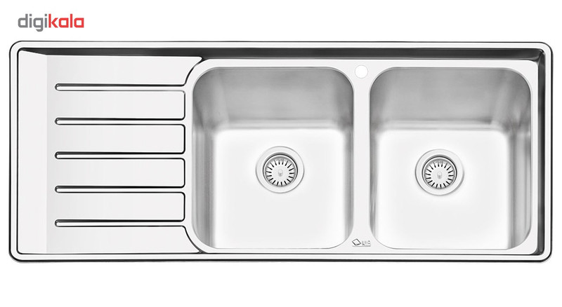 سینک ایلیا استیل مدل 2060R توکار سایز 50 × 120 سانتی متر سینک ایلیا استیل مدل 2060R توکار سایز 50 × 120 سانتی متر