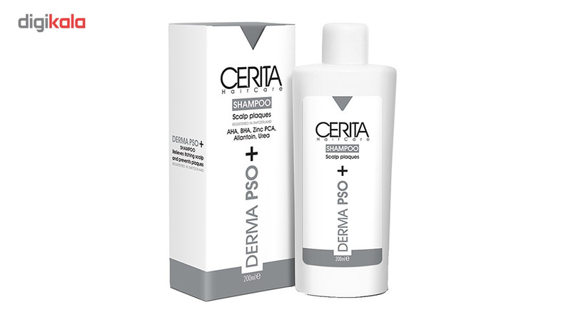 شامپو تقویت کننده مو سریتا مدل Derma PSO مناسب برای انواع مو حجم 200 میلی لیتر شامپو تقویت کننده مو سریتا مدل Derma PSO مناسب برای انواع مو حجم 200 میلی لیتر