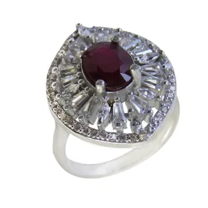 انگشتر نقره زنانه کد 2502