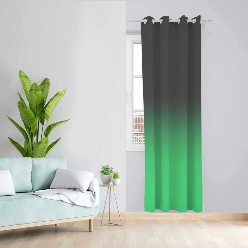 پرده طرح دو رنگ مدل مخمل پانچی کد 4201 z سایز 140x200 سانتی متر