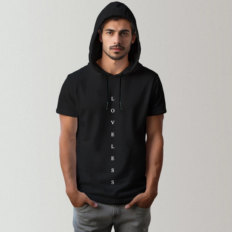 تی شرت کلاه دار مردانه مدل C14030218c