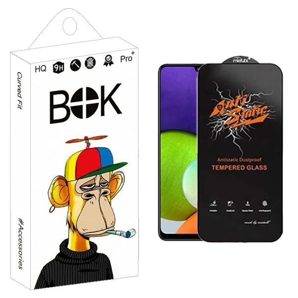 محافظ صفحه نمایش بوک مدل Antistatic Glavers مناسب برای گوشی موبایل سامسونگ Galaxy A22 5G / F42 5G