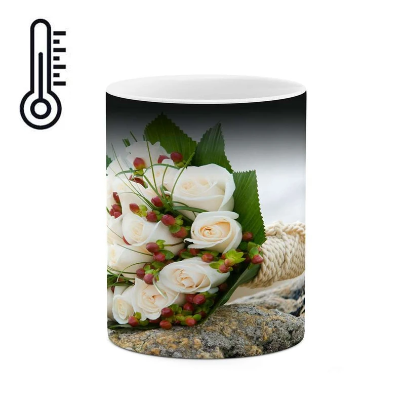 ماگ حرارتی کاکتی مدل دسته گل کد mgh15736