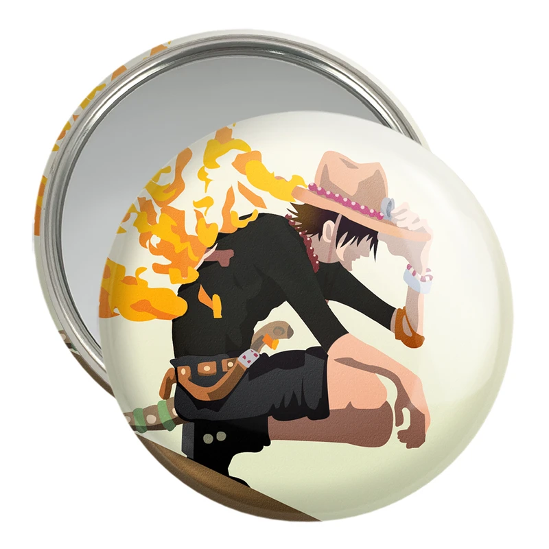 آینه جیبی خندالو مدل لوفی انیمه وان پیس One Piece  کد 17284