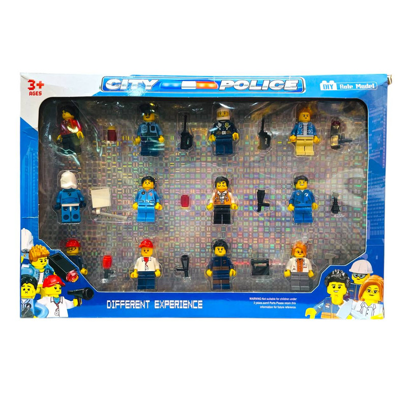 فیگور مدل مشاغل کد 22625 بسته 12 عددی ارتفاع 4 سانتی متر