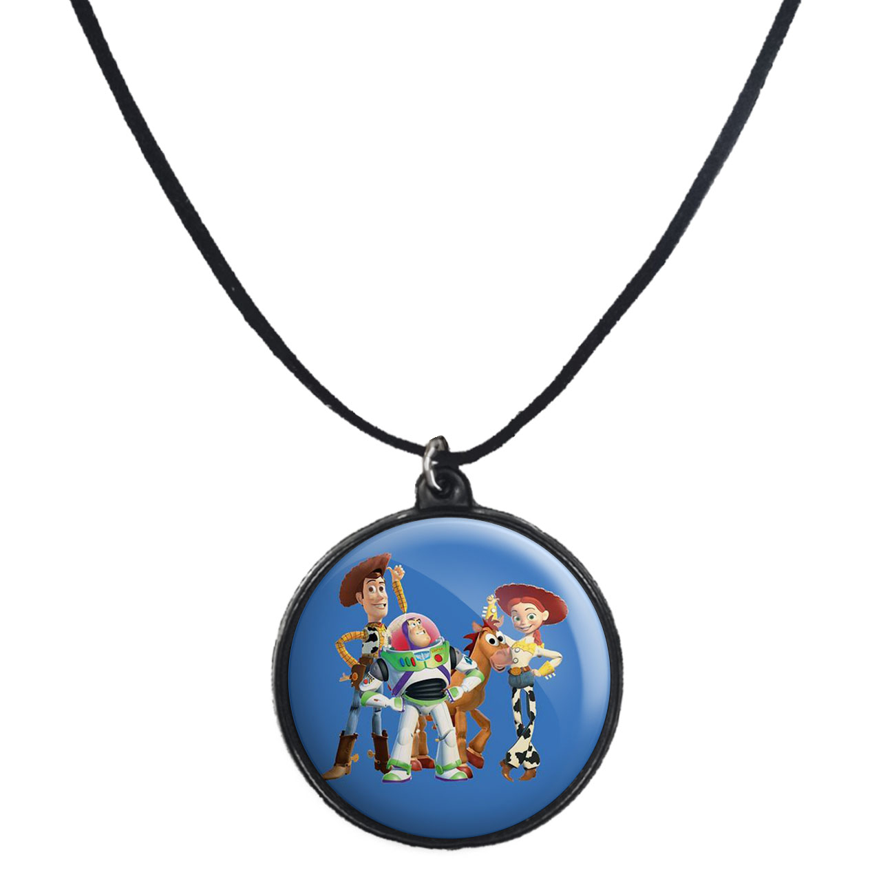 گردنبند پرمانه طرح داستان اسباب بازی ها کد pmb.4725 مدل دو طرفه