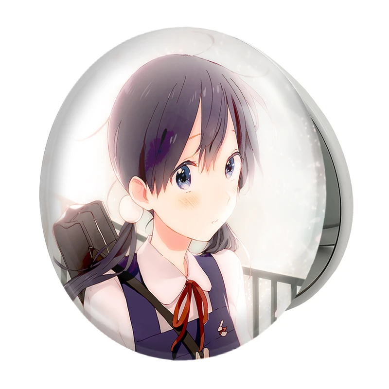 آینه جیبی خندالو طرح میدوری انیمه فروشگاه تاماکو مدل تاشو کد 24278 