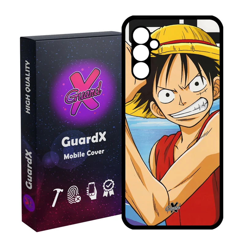 کاور گارد ایکس طرح Luffy Anime مدل Glass10593 مناسب برای گوشی موبایل سامسونگ Galaxy A24/A24 4G/M34 5G
