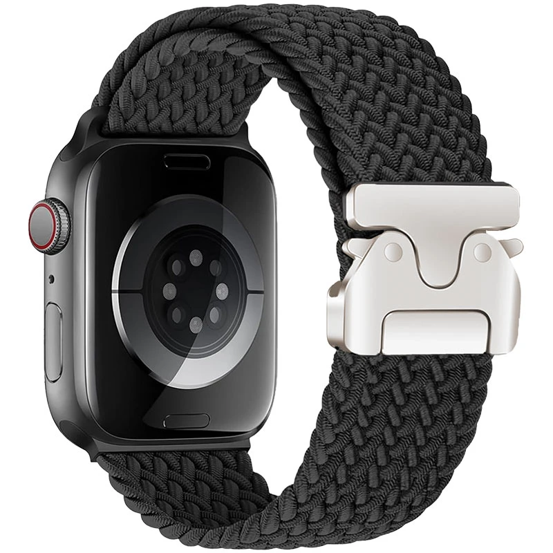 بند مسیر مدل Parachute Buckle Braided مناسب برای اپل واچ سری 10 سایز 46 میلی متری