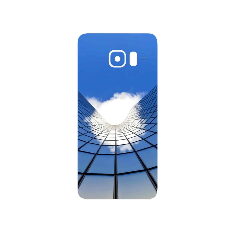 برچسب پوششی ماهوت مدل Glass skyscraper مناسب برای گوشی موبایل سامسونگ Galaxy S6 Edge Plus