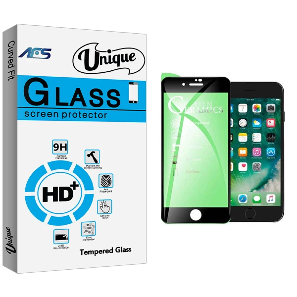 محافظ صفحه نمایش ای اف اس مدل Unique Glass مناسب برای گوشی موبایل اپل iPhone 7 plus