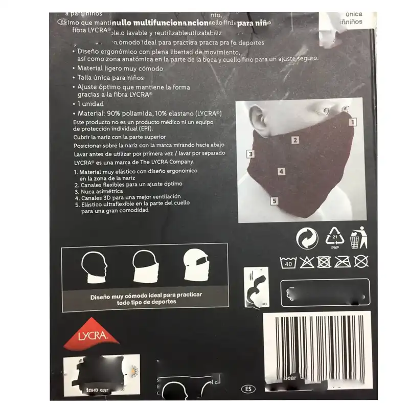 دستمال سر و گردن کریویت مدل چند منظوره کد AK-01-066