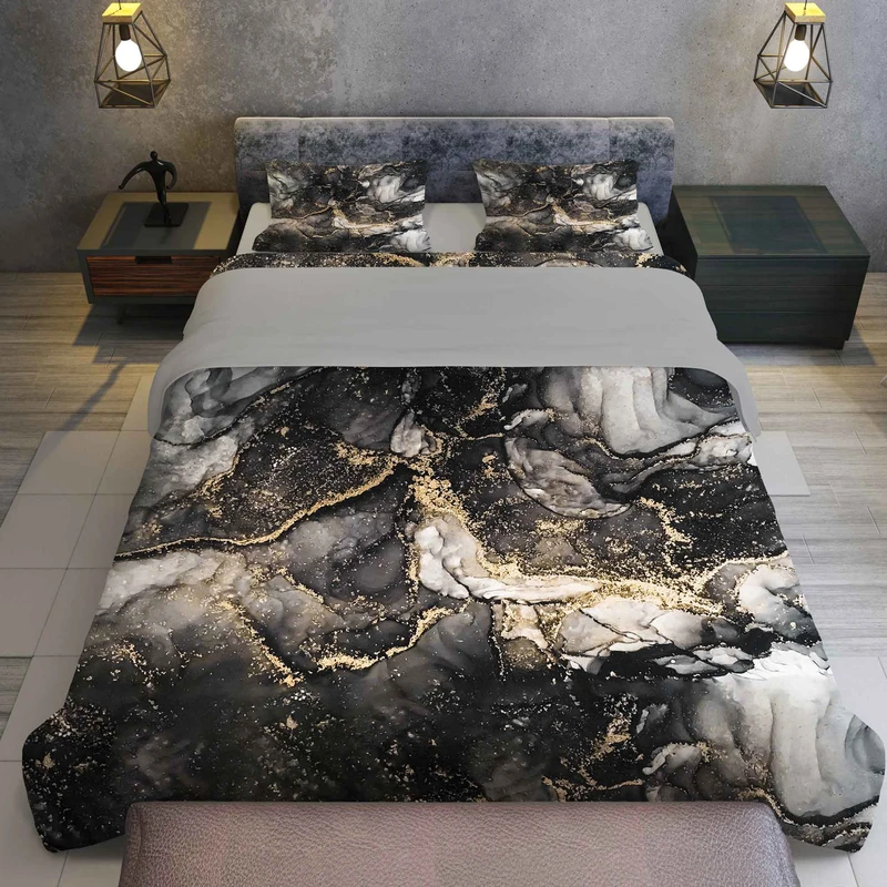 سرویس روتختی مدل سنگ مرمر  TXY58 تک نفره 5 تکه