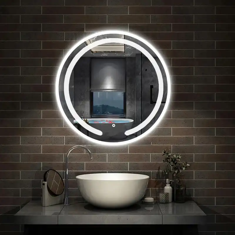 آینه سرویس بهداشتی مدل لمسی گرد کد MC200T