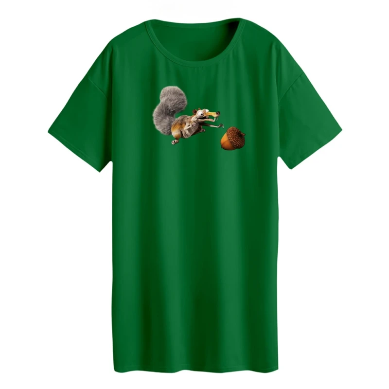 تی شرت لانگ زنانه مدل عصر یخبندان کد ۲