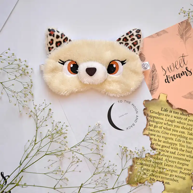 چشم بند خواب قاصدک مدل یوز پلنگ کد 055