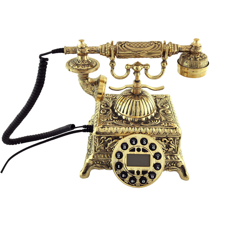 تلفن برنزی کلاسیک مدل مربع کد 532 1