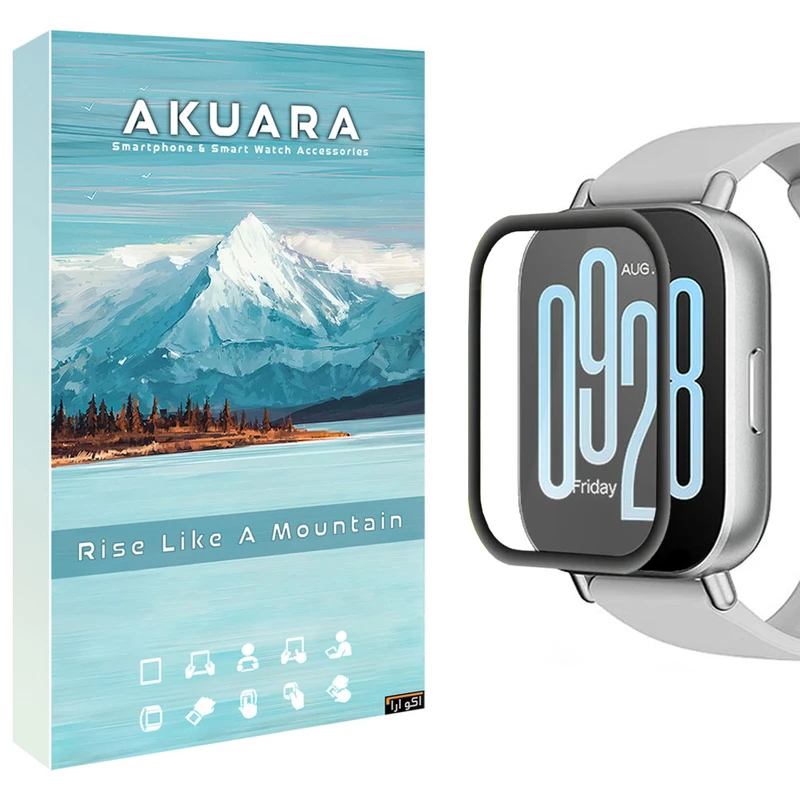 محافظ صفحه نمایش آکوآرا مدل PMMA مناسب برای ساعت هوشمند شیائومی Redmi Watch 5 Active 49mm