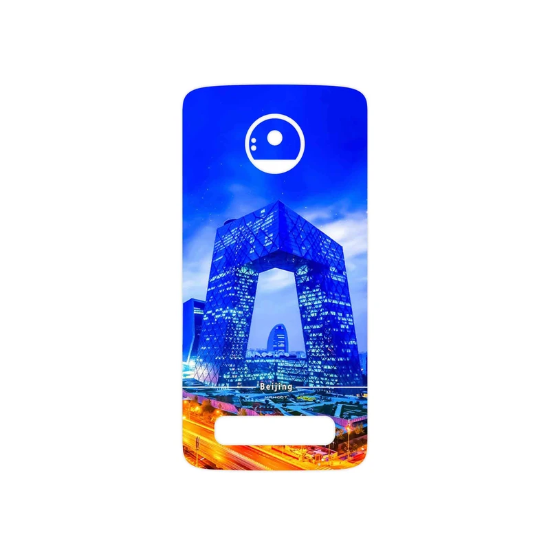 برچسب پوششی ماهوت مدل Beijing city مناسب برای گوشی موبایل موتورولا Moto Z Play