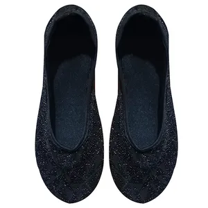 پاپوش زنانه تن پوش هنگامه مدل کف چرم لمه روفرشی