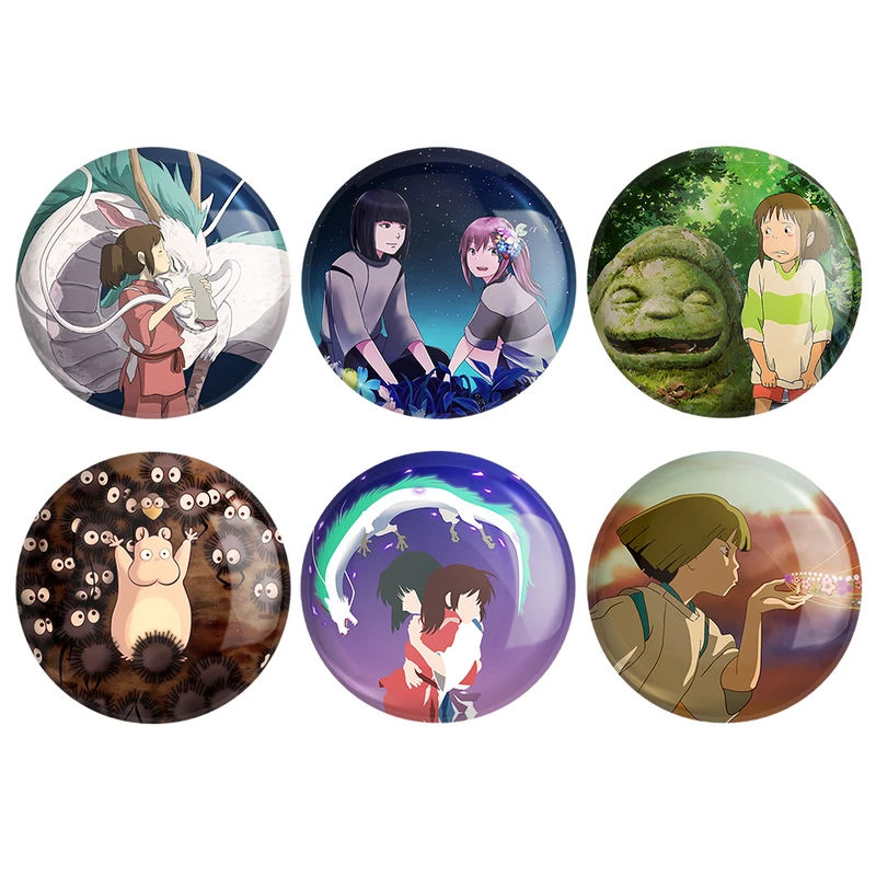 مگنت خندالو طرح انیمه شهر اشباح کد 510B مجموعه 6 عددی