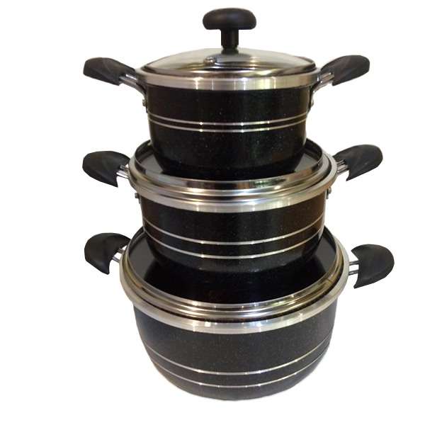 سرویس پخت و پز 6 پارچه طرح لانه زنبوری