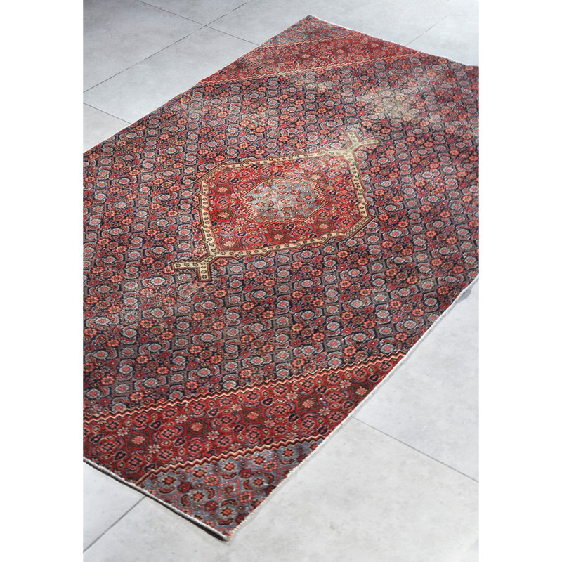 فرش دستبافت سه و نیم متری امیرخیز مدل وینتیج کد 109787