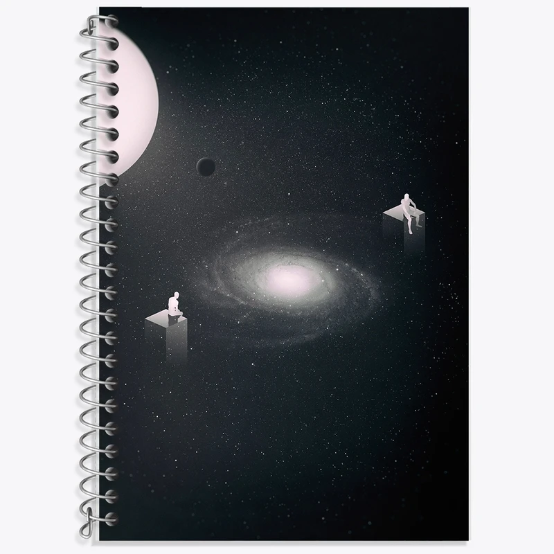 دفتر لغت 50 برگ خندالو طرح فضایی کد F97