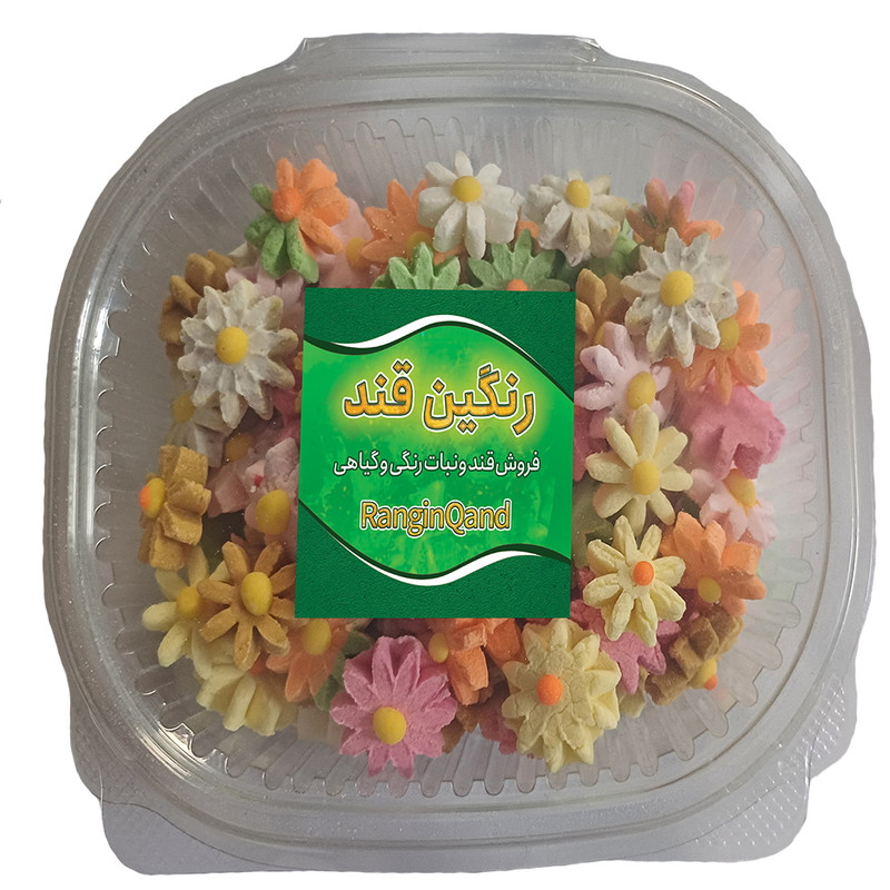قند گل مینا رنگین قند - 500 گرم