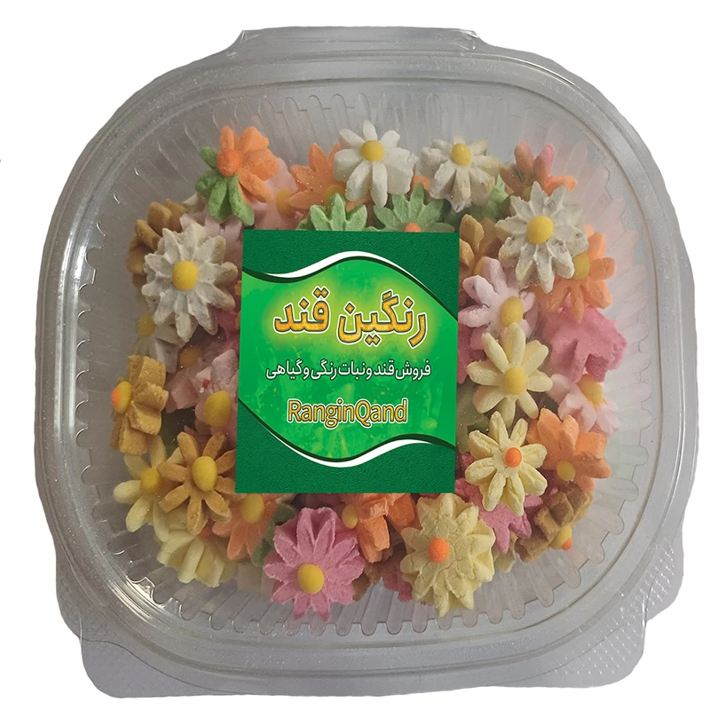 قند گل مینا رنگین قند - 1000 گرم