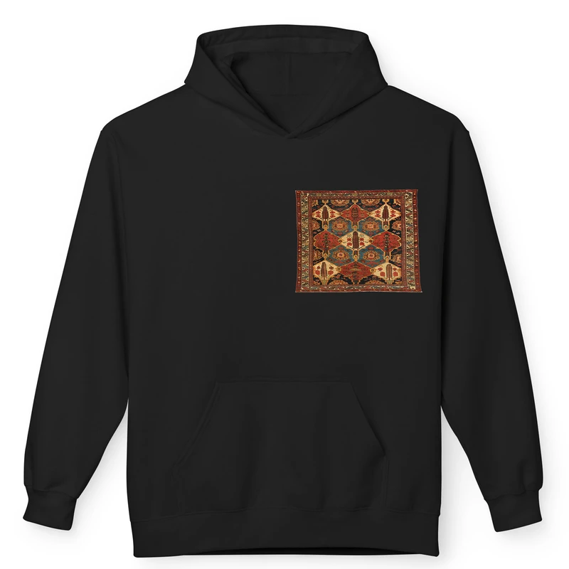 هودی مردانه پاد آفرین مدل فرش و گلیم و کاشی کد 86