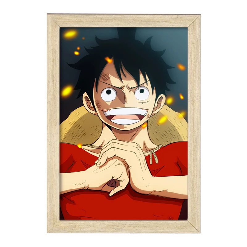 تابلو خندالو مدل لوفی انیمه وان پیس One Piece  کد 17293