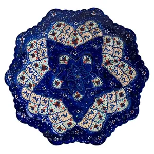 بشقاب میناکاری رستا طرح 277-15-102 قطر 16 سانتی متر