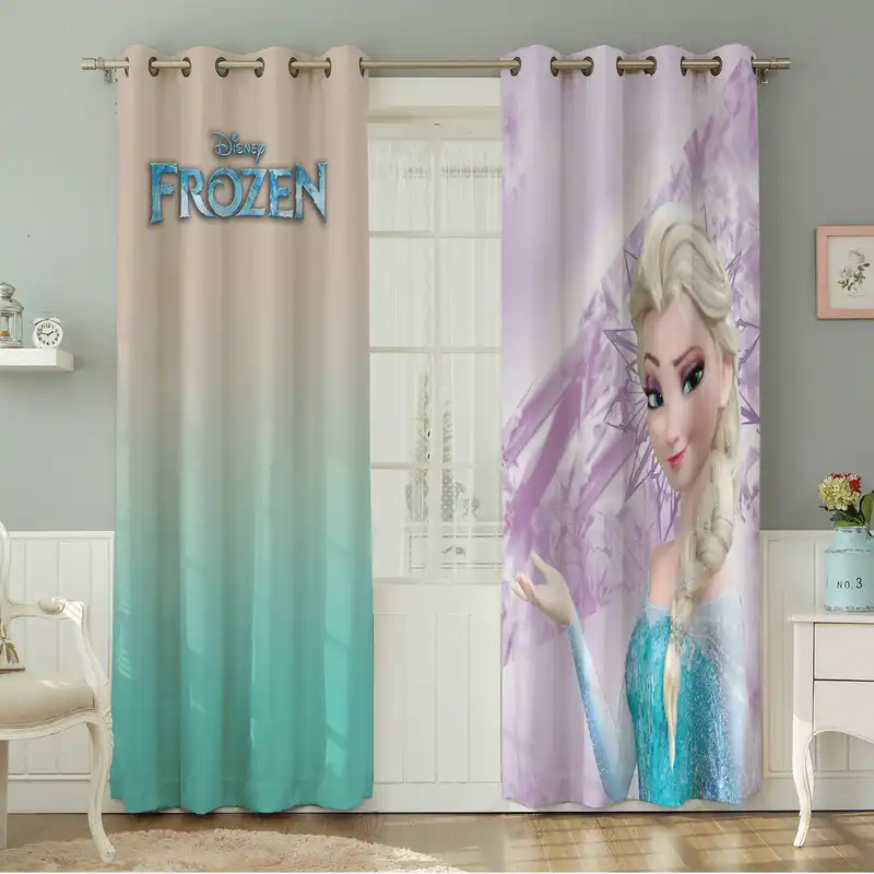 پرده نیروانا طرح کودک  مدل مخمل کد 8842 سایز 140×280 سانتی متر