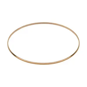 النگو طلا کم اجرت 18 عیار زنانه گالری طلای اشکان مدل آینه ای سایز 2