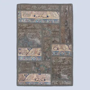 کلاژ فرش دستباف نیم متری مدل دپ کد 13891